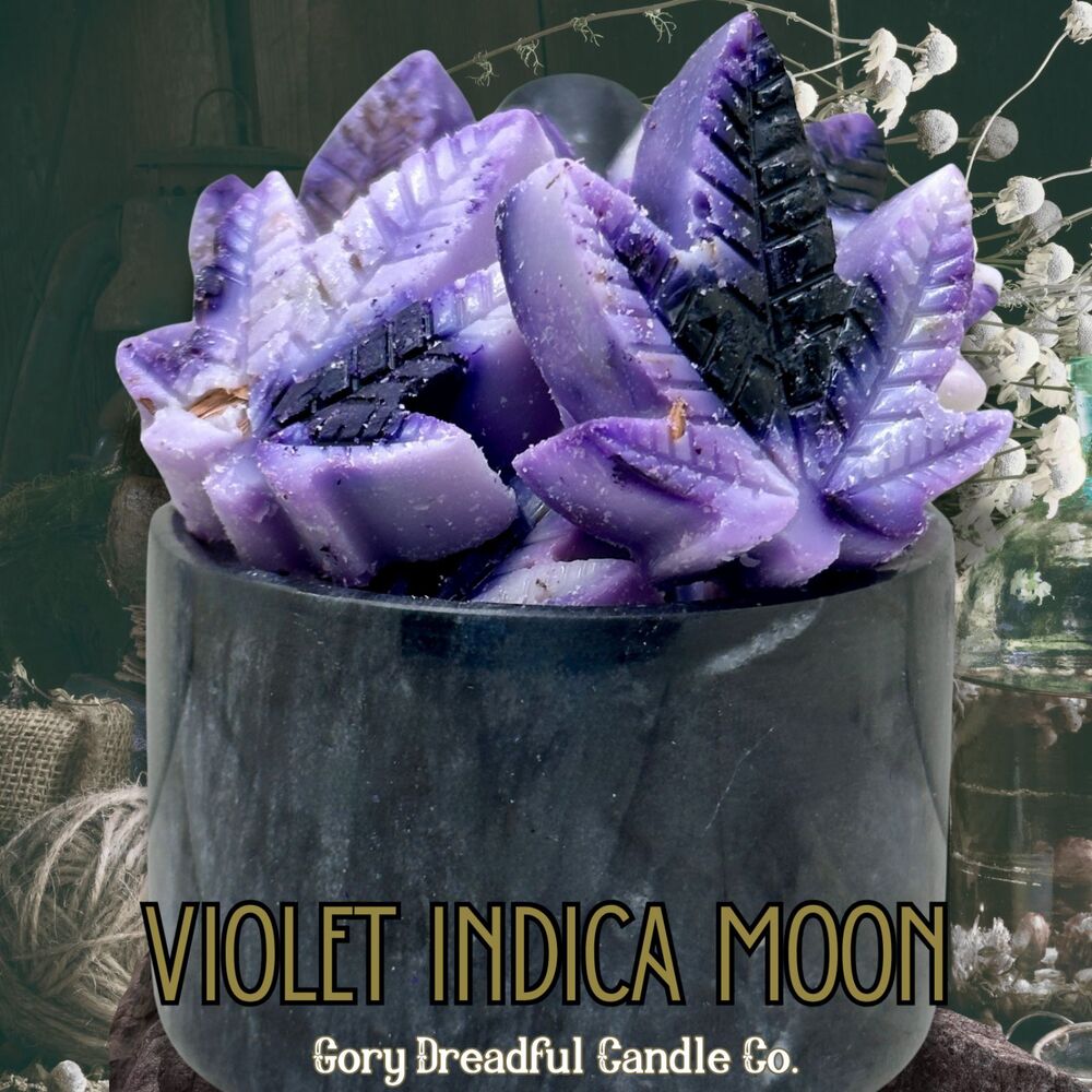 Violet Indica Moon – Violet Resin & Midnight Botanicals Scent Beeswax Melts - Picture 3 of 8